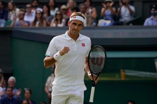 Federer at Wimbledon 2021