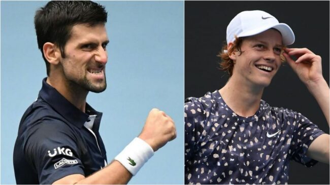 Djokovic and Sinner