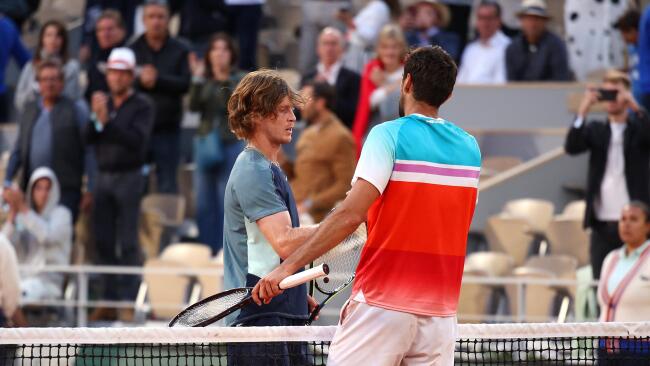 Andrey Rublev & Marin Cilic. Top 5 tennis matches in 2022