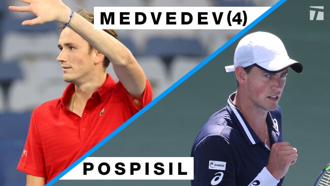 Daniil Medvedev vs Vasek Pospisil