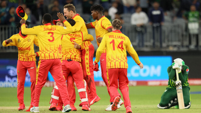 Zimbabwe. Best moments of cricket in 2022.