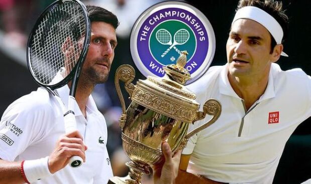 Djokovic and Federer Wimbledon