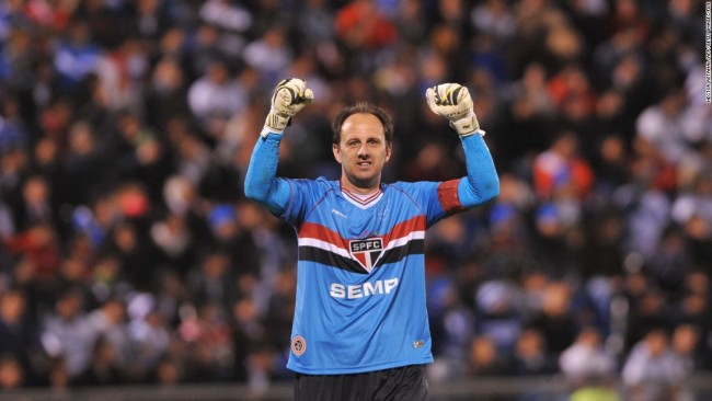 Rogerio Ceni  (Picture: CNN International)  goalkeeper