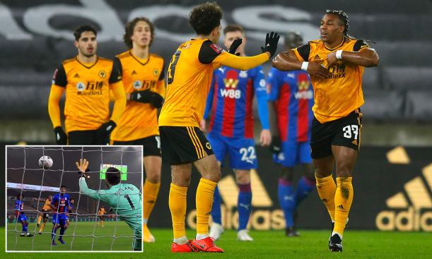 Roy Hodgson's men bowed out of the FA Cup against Wolves