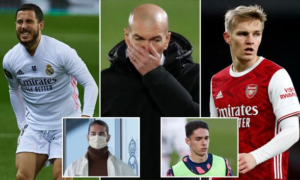 Real Madrid have many players injured ahead of their Champions League match against Atalanta