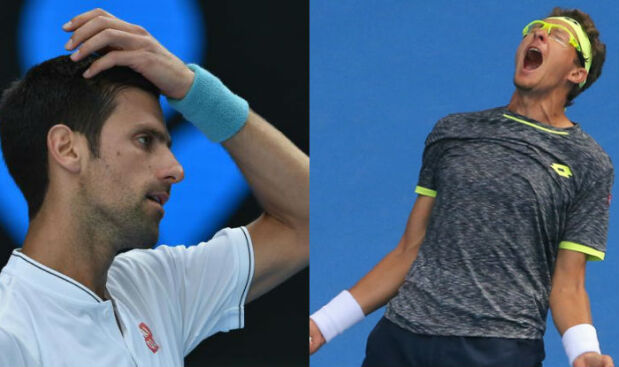 Denis Istomin defeats Novak Djokovic