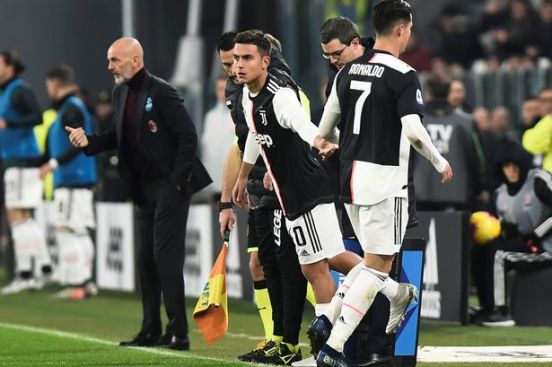 Cristiano Ronaldo Paulo Dybala Maurizio Sarri Juventus