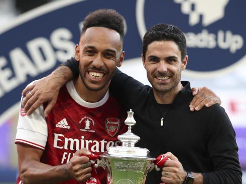 Aubameyang Arteta Arsenal