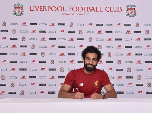 Salah signing for Liverpool