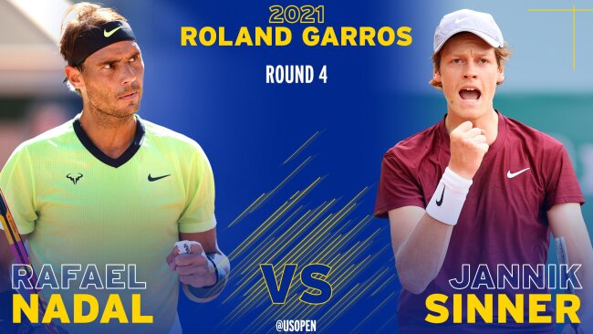 nadal vs sinner french open 2021 