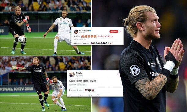 Loris Karius mistake in UCL final