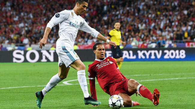 Van Dijk tackles Ronaldo