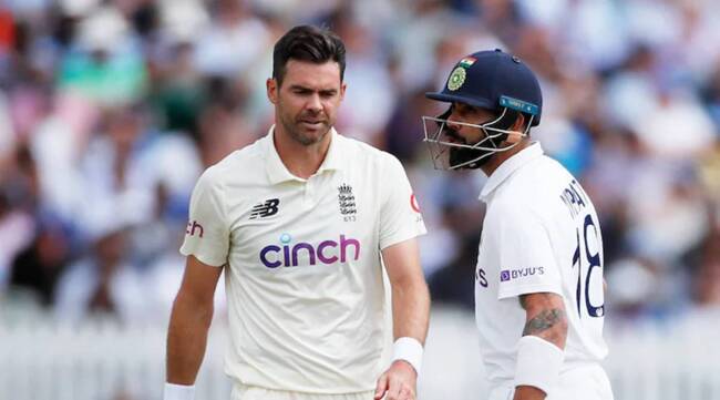 James Anderson & Virat Kohli. INDvsENG Test Series Bazball