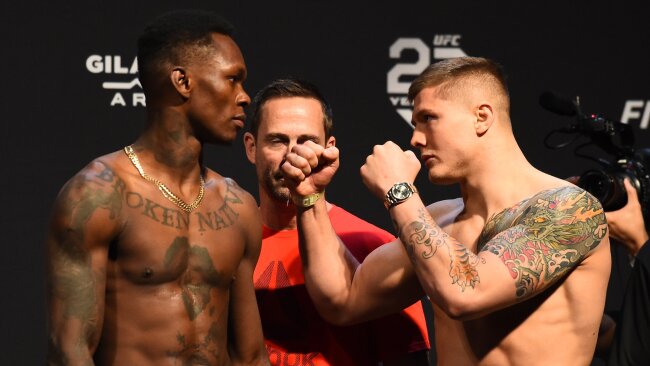 Marvin Vettori vs Israel Adesanya