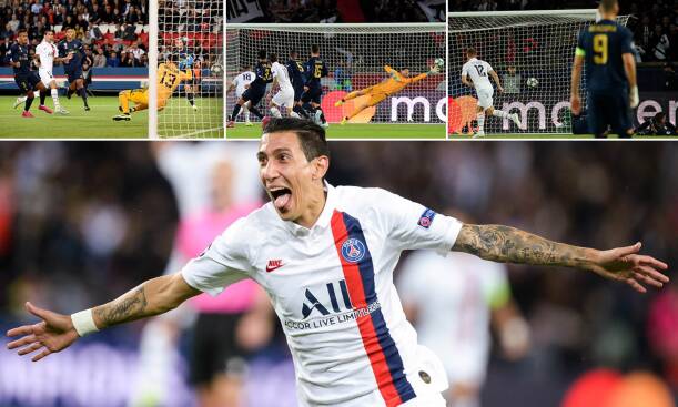 Di Maria scores against Real Madrid