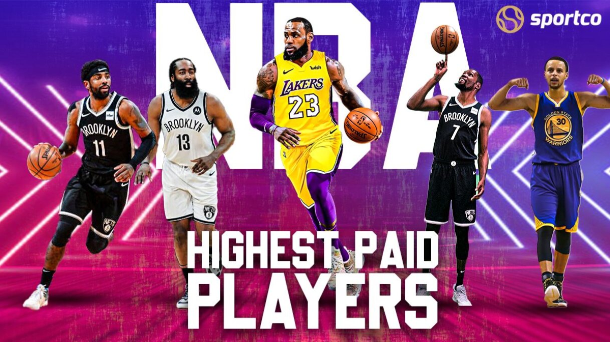 Who are the highest paid NBA players of 2021 currently? - Sportco Top 10  List