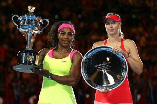 Serena Williams and Maria Sharapova