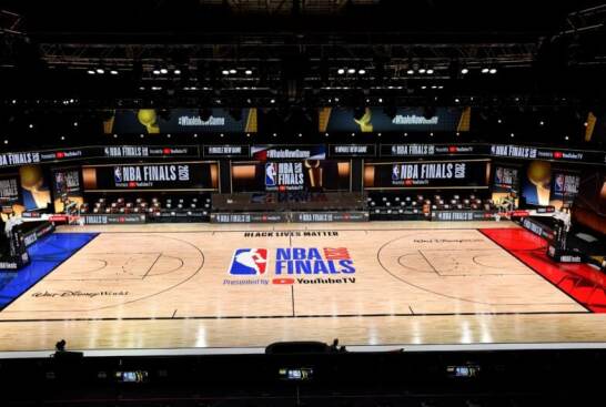 NBA court