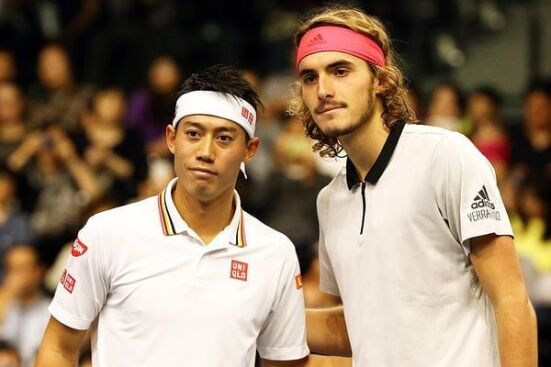 Nishikori and Tsitsipas