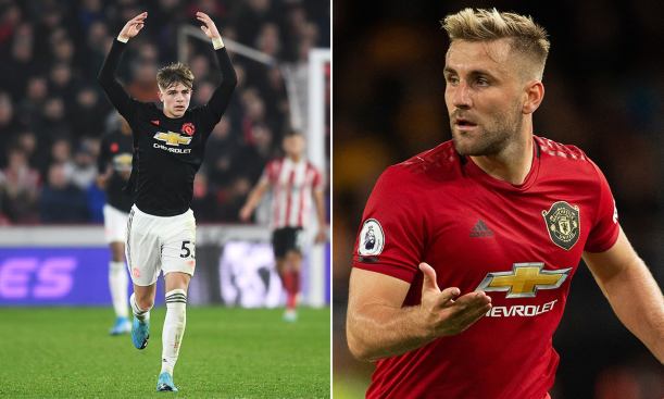 Brandon Williams Luke Shaw Manchester United