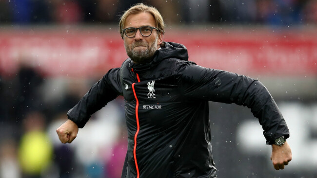 Jürgen Klopp coaches