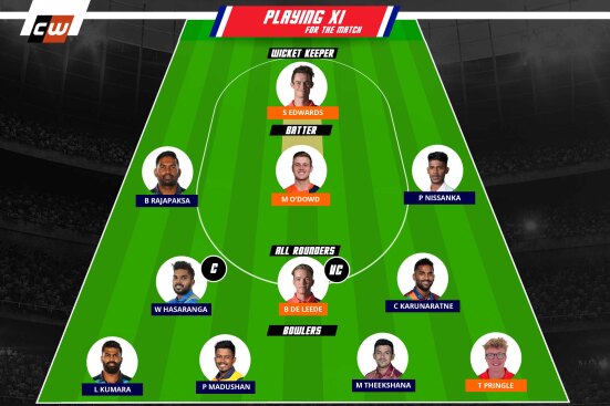 SL vs NED fantasy team