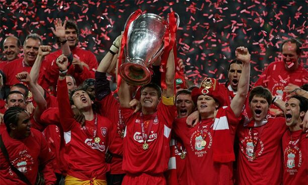 Liverpool winning champions league in 2005