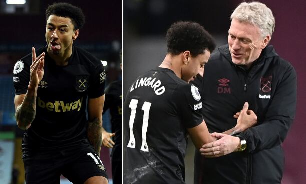 David Moyes had previously worked with Lingard at Man United