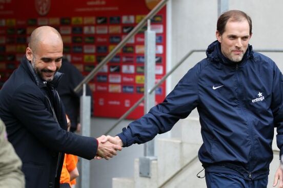 Guardiola and Tuchel handshake