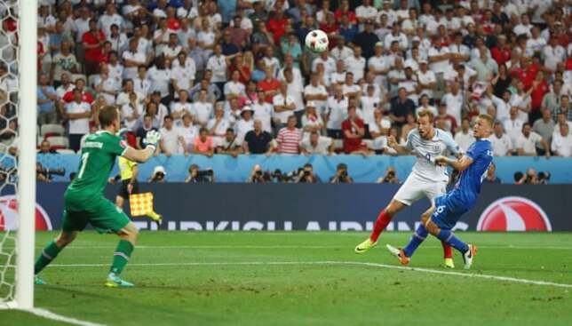 Kane header vs Iceland