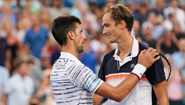 Medvedev outlasts Djokovic in three sets at the Cincinnati Open