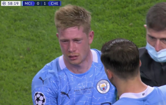 Kevin De Bruyne reveals he suffered same injury as Billy Joe Saunders did against Canelo Alvarez through Antonio Rudiger clash during Man City's Champions League final defeat to Chelsea