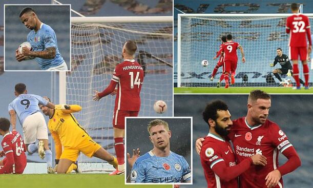 Manchester City 1-1 Liverpool