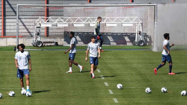 Bayern Munich training Bundesliga