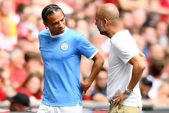 Leroy Sane Pep Guardiola