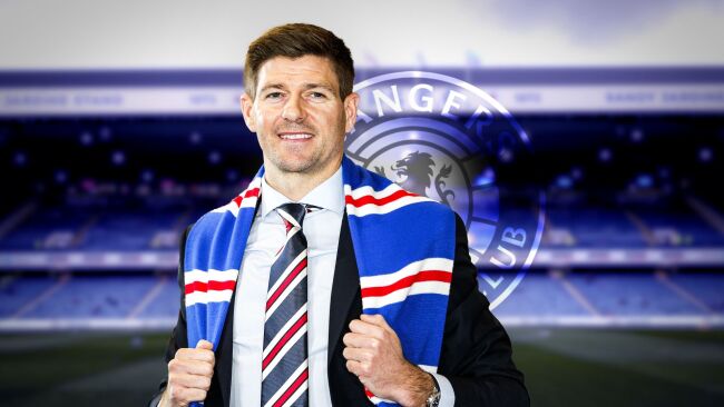 Steven Gerrard as Rangers Manager