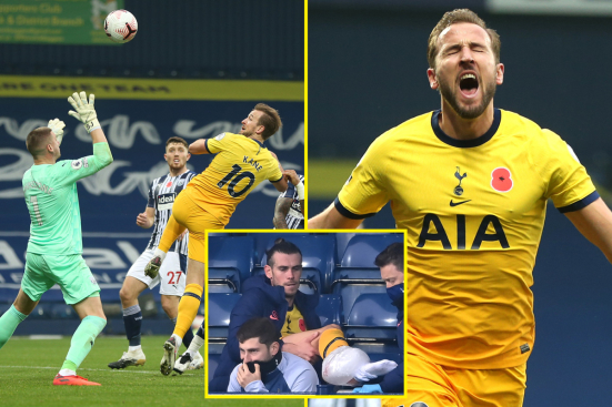 Harry Kane scoring and celebrating against West brom