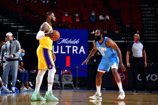 Lebron James and James Harden