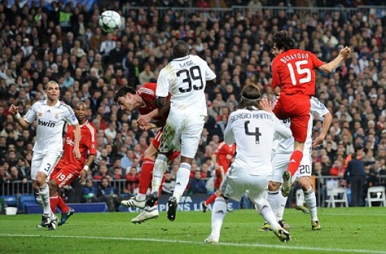 Benayoun header vs Real Madrid