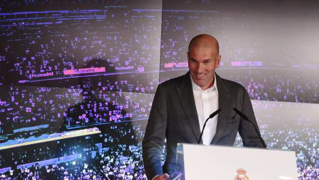 zidane unveiled as real madrid manager