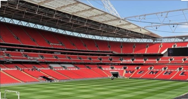 Wembley stadium in England