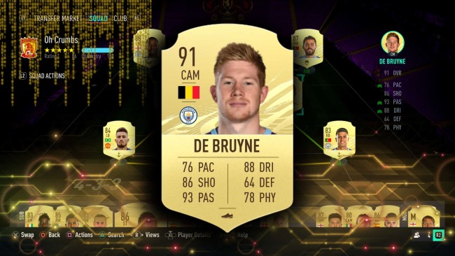 Kevin De Bruyne FIFA 21
