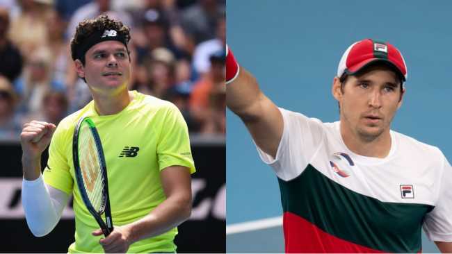 Dusan Lajovic vs Milos Raonic