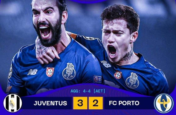 Juventus vs Porto final score