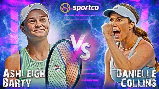 Ashleigh Barty VS Danielle Collins