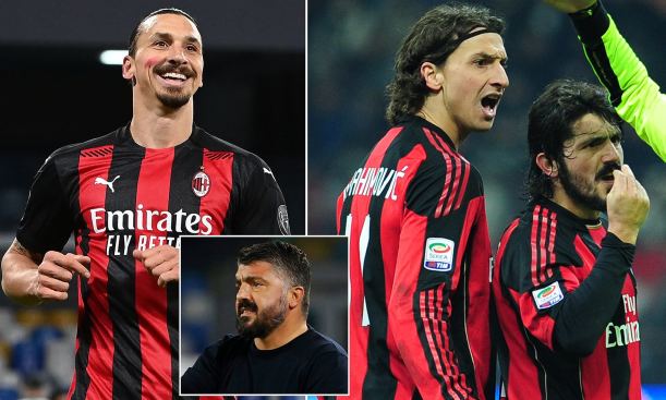 Zlatan Ibrahimovic and Gattuso