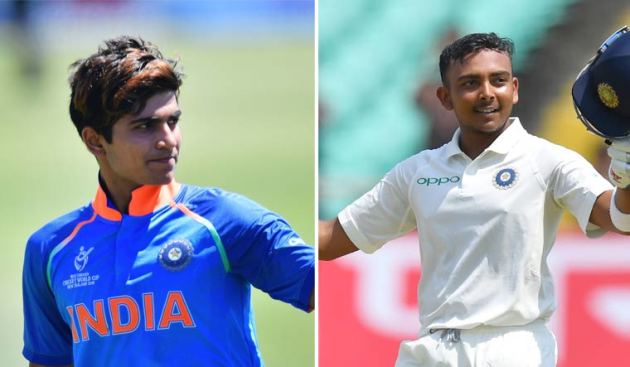 Prithvi Shaw and Shubman Gill (Picture: The Week) Mayank