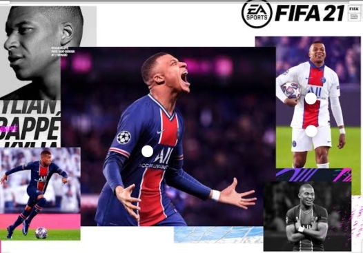 Kylian Mbappe on FIFA 21 cover